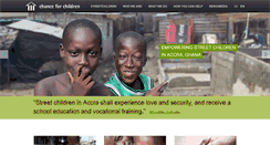 Desktop Screenshot of chance-for-children.org